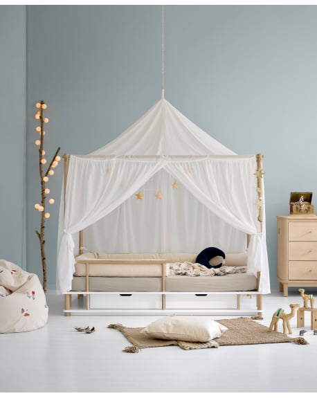 Oliver Furniture - Ciel De Lit Sahara Pour Lit à Baldaquin Camp, Blanc