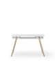 Oliver Furniture - Bureau Junior Camp, Ajustable En Hauteur, Blanc/Chêne
