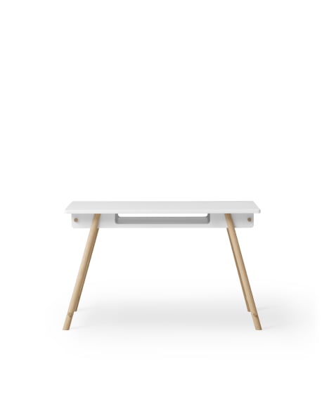 Oliver Furniture - Bureau Junior Camp, Ajustable En Hauteur, Blanc/Chêne