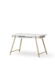 Oliver Furniture - Bureau Junior Camp, Ajustable En Hauteur, Blanc/Chêne