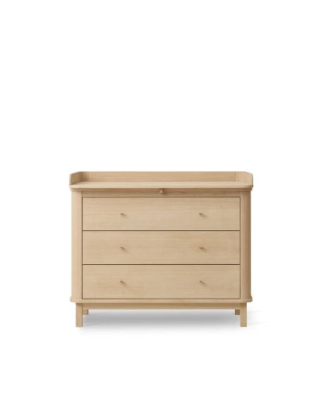 Oliver Furniture - Commode à Langer 3 Tiroirs Wood - Chêne