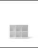 Oliver Furniture - Etagère Wood 3x2 horizontale avec Socle