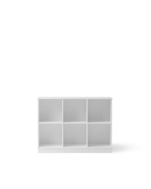 Oliver Furniture - Etagère Wood 3x2 horizontale avec Socle