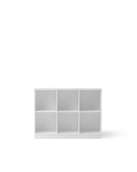 Oliver Furniture - Wood Shelving unit 3x2 W. Base