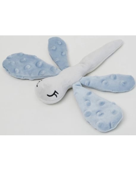 Beyondbun / Elva Senses - Hochet doudou d'Éveil Libellule Rose la libellule - Beige bleu glacé