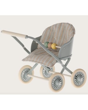 MAILEG - Stroller, Baby - Blue