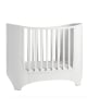 LEANDER - LIT DESIGN EVOLUTIF de 0 à 3 ans - Blanc (matelas confort compris)