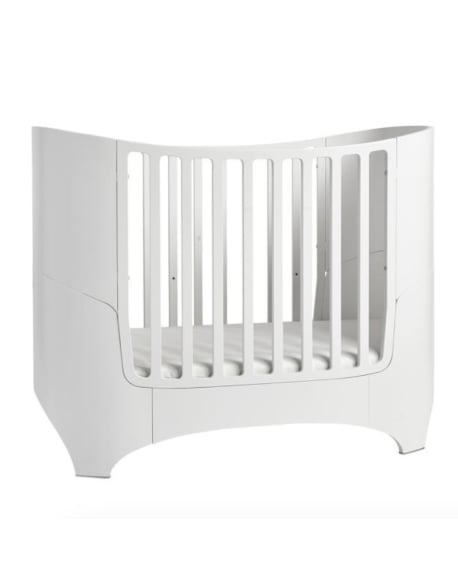 LEANDER - LIT DESIGN EVOLUTIF de 0 à 3 ans - Blanc (matelas confort compris)