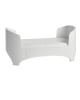 LEANDER - LIT DESIGN EVOLUTIF de 0 à 3 ans - Blanc (matelas confort compris)