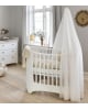 LEANDER - LIT DESIGN EVOLUTIF de 0 à 3 ans - Blanc (matelas confort compris)