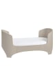 LEANDER - LIT DESIGN EVOLUTIF de 0 à 3 ans - Cappuccino (matelas confort compris)