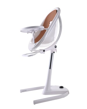 MIMA - Chaise Moon Evolutive - Blanc et Camel