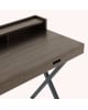 Harto - Bureau Hyppolite - Noyer - Pieds gris ardoise