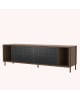Harto - Buffet Gabin, noyer, métal gris ardoise mat - Plusieurs tailles