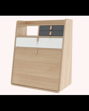Harto - Secrétaire mural Gaston 60 cm - plusieurs couleurs disponibles