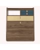 Harto - Gaston wall secretary - Walnut - 80 cm - different colors available for drawer