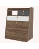 Harto - Gaston wall secretary - Walnut - 80 cm - different colors available for drawer