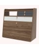 Harto - Gaston wall secretary - Walnut - 80 cm - different colors available for drawer