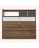 Harto - Gaston wall secretary - Walnut - 80 cm - different colors available for drawer