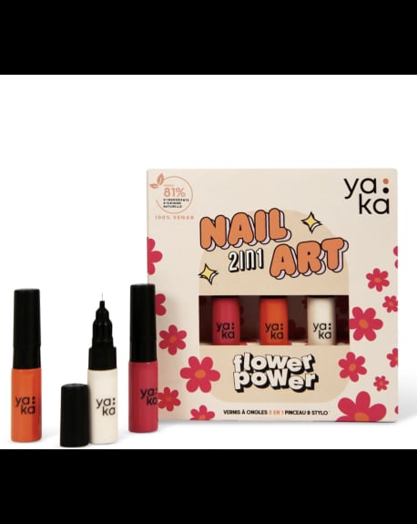 Yaka - Nail polish box 2 in 1 - Flower Power