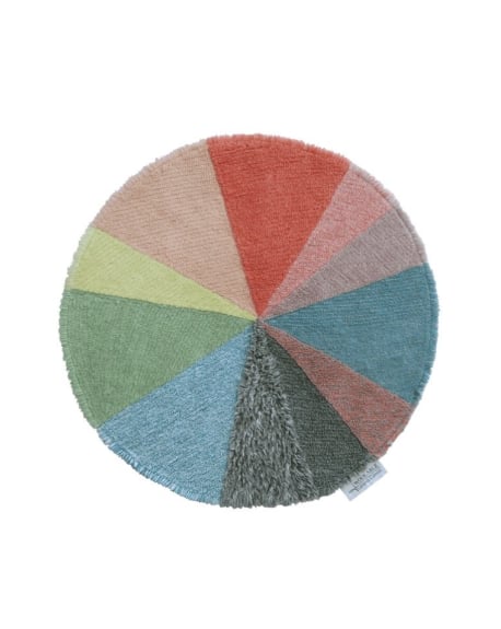 LORENA CANALS - Tapis Woolable Pie Chart - 120 x 120 cm