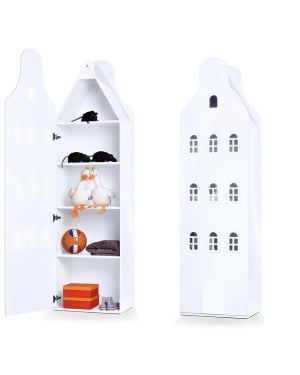 KAST VAN EEN HUIS - Armoire Amsterdam Neckgable - 216x60×40 cm