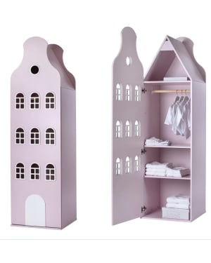 KAST VAN EEN HUIS - Wardrobe Asterdam Bell Gable - 216x60×60 cm