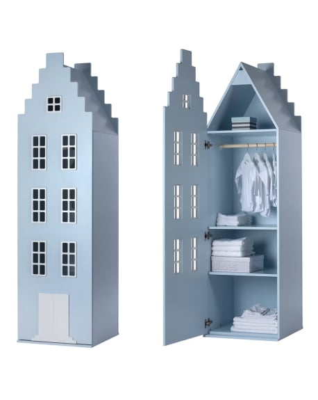 KAST VAN EEN HUIS - Armoire Amsterdam Escalier - 216x60×60 cm