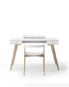 Oliver Furniture - Bureau évolutif Wood 72,6 cm et Chaise Wood - Blanc/Chêne