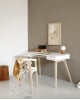 Oliver Furniture - Bureau évolutif Wood 72,6 cm et Chaise Wood - Blanc/Chêne