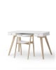 Oliver Furniture - Bureau évolutif Wood 72,6 cm et Chaise Wood - Blanc/Chêne