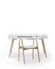Oliver Furniture - Adjustable Wood Desk 66 cm - White/Oak