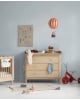 Oliver Furniture - Commode à langer 3 tiroirs Wood - Chêne
