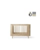 Oliver Furniture - Convertible Baby Cot Mini + - l 74 × L 126 × h 87 cm - Oak