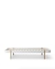 Oliver Furniture - Lit Wood Lounger 120x200cm - Blanc / Chêne
