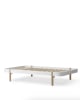 Oliver Furniture - Lit Wood Lounger 120x200cm - Blanc / Chêne