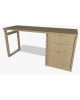 ASORAL/MUBA - Study Desk With Drawers - Several Sizes / Colours