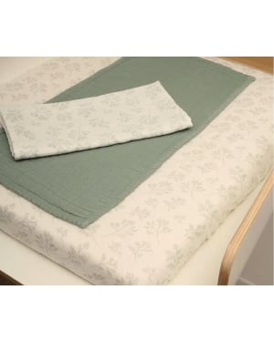 CHARLIE CRANE - Housse de matelas à langer NOGA & 2 langes - Plusieurs Couleurs