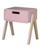 LAURETTE - Chevet Petit Robot pieds bois naturel