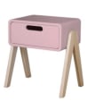 LAURETTE - Chevet Petit Robot pieds bois naturel