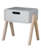 LAURETTE - Chevet Petit Robot pieds bois naturel