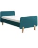 LAURETTE - Lit MM pieds bois naturel 90x190cm