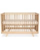 LAURETTE - Lit Petipeton - Bois Naturel - 70x140 cm