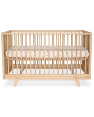 LAURETTE - Lit Petipeton - Bois Naturel - 70x140 cm