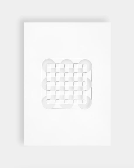 Moebe - Oeuvre Papier - A4 - Cercles et Carrés