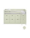 ASORAL-MUBA - Midsleeper Cavin Bed with Drawers