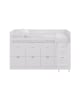 ASORAL-MUBA - Lit Banquette Bloc XL avec 8 Tiroirs