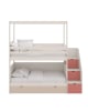 ASORAL-MUBA - Bunk Bed with Canopy, Storage Ladder and Extra Pull-Out Bed