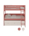 ASORAL-MUBA -XL Bunk Bed with Additional Trundle Bed and Drawers