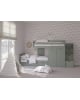 ASORAL-MUBA - Train Bunk Bed with Storage and Wardrobe